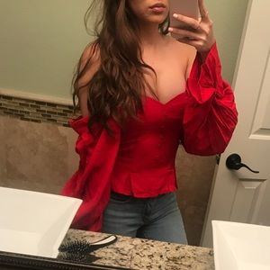 Off the shoulder top